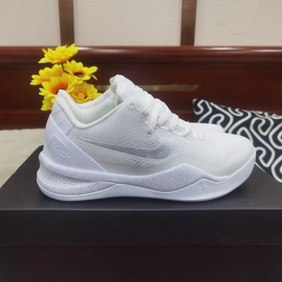 Men's shoes Nike Kobe Triple White Sport white Fashion